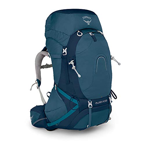 Osprey Packs Pack Aura Ag 65 Backpack, Challenge Blue, X-Small