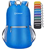 ZOMAKE Ultra Lightweight Hiking Backpack - Water Resistant Small Backpack Packable Daypack for Women...