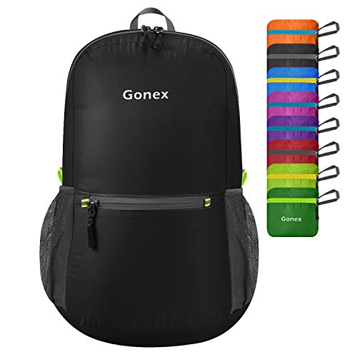 Gonex Ultra Lightweight Packable Backpack Daypack Handy Foldable Camping Outdoor Travel Cycling...