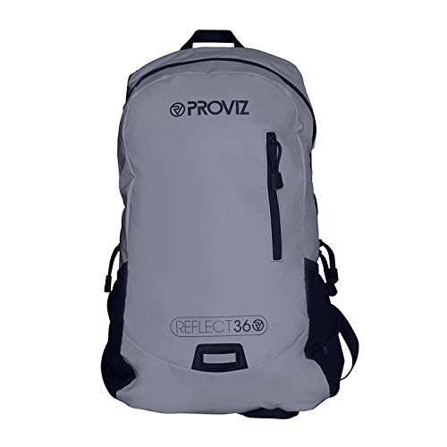 Proviz Sports Reflect360 100% Reflective High-Viz Highly Water Resistant Backpack/Rucksack, Great...