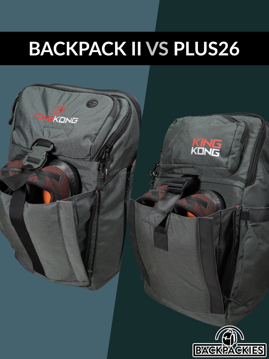 King Kong Backpack II vs PLUS26 Gym Backpack Comparison