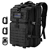 Hannibal Tactical 36L MOLLE Assault Backpack, Tactical Backpack Military Army Camping Rucksack,...