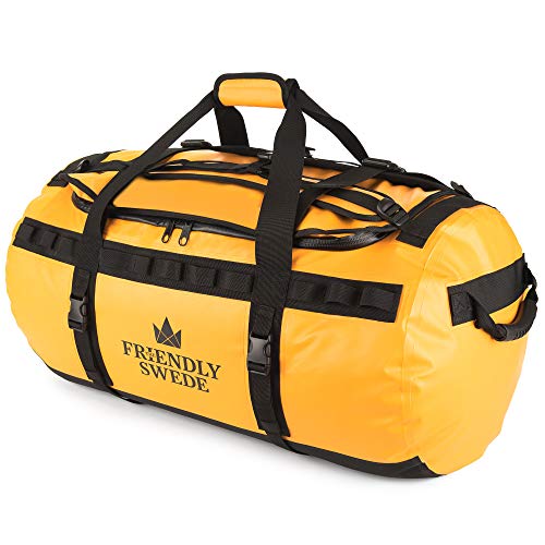 The Friendly Swede Duffel bag with Backpack Straps for Gym, Travel and Sports - SANDHAMN Duffle...