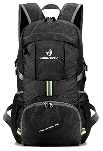 NEEKFOX Lightweight Packable Travel Hiking Backpack Daypack,35L Foldable Camping Backpack,Ultralight...