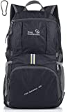 Outlander Packable Lightweight Travel Hiking Backpack Daypack (New Black)