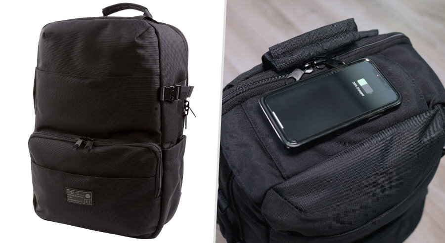 HEX Technical Backpack with wireless charging