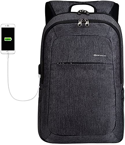 kopack Laptop Backpack Men Women USB Port Slim Business Computer Backpack Anti-Theft Water Resistant...