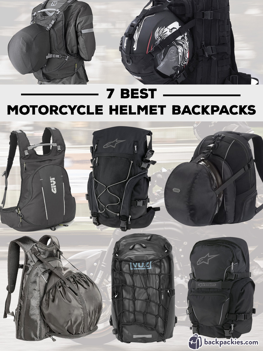 7 Best Motorcycle Helmet Backpacks Available Right Now