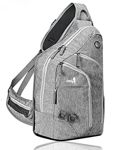 Plus Oversized Sling Bag for Men Women, Extra Durable Rope Strap shoulder sling bag Chest Backpack...