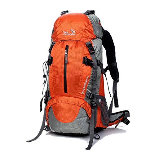 SUNVP 50L Lightweight Hiking Backpack Outdoor Sport Nylon Water-Resistant Internal Frame Trekking...