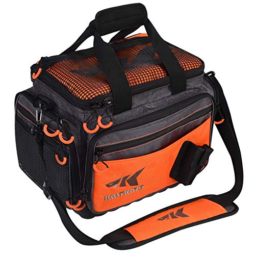 KastKing Fishing Tackle Bags, Fishing Gear Bag, Saltwater Resistant Tackle Bag, Medium-Hoss(Without...