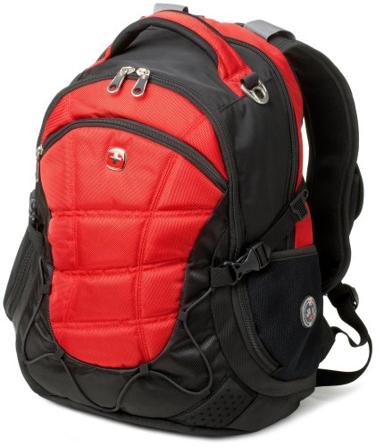 Swiss Gear SA9769 Red Laptop Backpack - Fits Most 15 Inch Laptops and Tablets