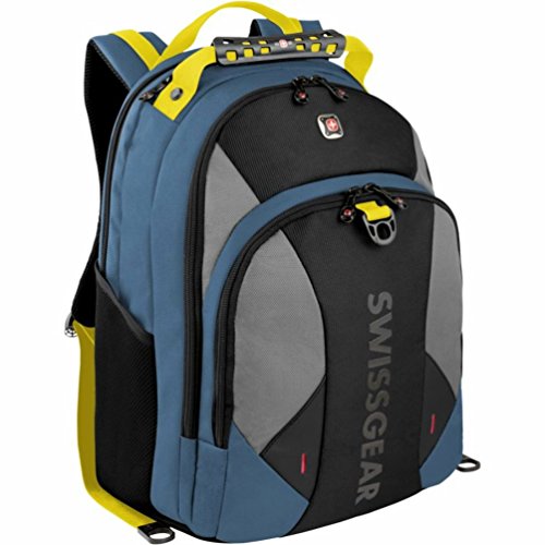 SwissGear Pulsar Backpack with 16' Padded Laptop Pocket (Dark Blue/Chart)