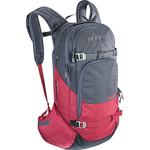 Evoc No Information Daypack Backpacks, Carbon Grey/Ruby Red Mottled, One Size