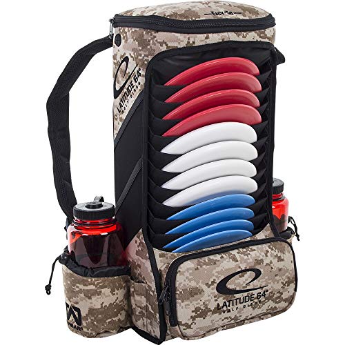 Latituide 64 Latitude 64 Easy-Go Digital Camo Backpack Disc Golf Bag
