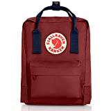 Fjallraven Women's Kanken Mini Backpack, Ox Red/Royal Blue, One Size