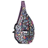 KAVU Original Rope Sling Bag Polyester Crossbody Backpack - Flutterfly