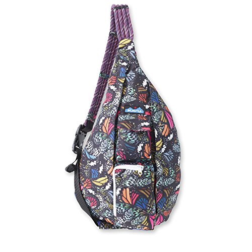 KAVU Original Rope Sling Bag Polyester Crossbody Backpack - Flutterfly