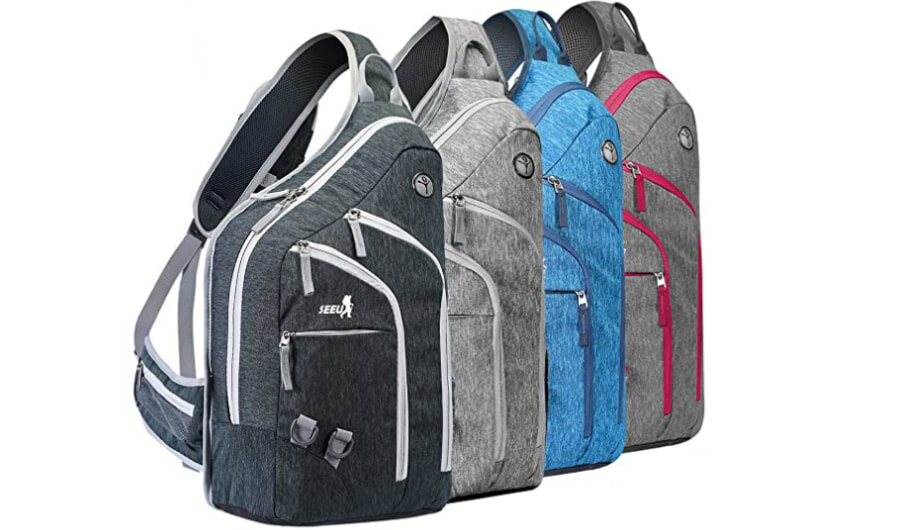 SEEU large sling backpack for school