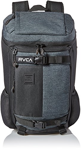 RVCA Men's Voyage Skate Backpack, charcoal heather, One Size