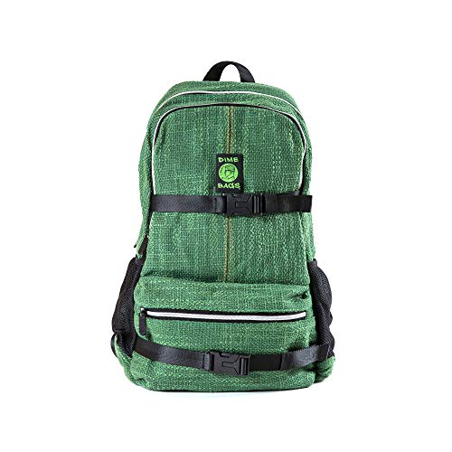 Skatepack Backpack - Laptop Sleeve, Smell Proof Pouch & Secret Pocket (Forest)