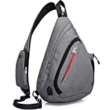 KAKA Sling Bag, Crossbody Shoulder Sling Backpack with USB Charging port, Casual...