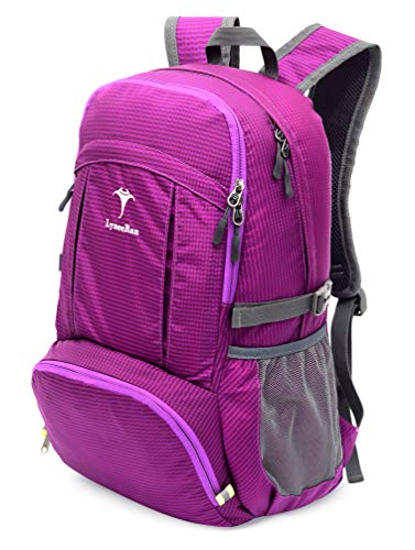 LyneeRan Lightweight Packable Durable Travel Hiking Backpack Daypack,37L Multicompartment Foldable...