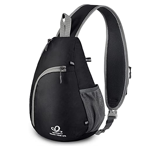 Waterfly Chest Sling Shoulder Backpacks Bags Crossbody Rope Triangle Rucksack for Hiking
