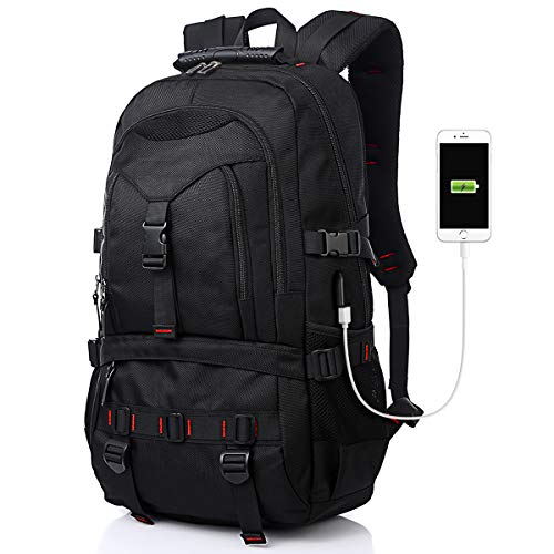 Tocode Laptop Backpack with USB Charging Port & Headphone Port, 17-Inch Fashional Computer School...