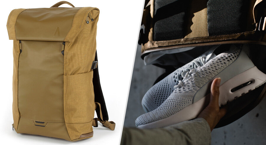 Boundary Supply Errant Pack - backpack with bottom shoe compartment
