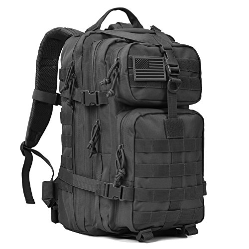 Military Tactical Backpack 3 Day Assault Pack Army Molle Bug Bag Backpacks Rucksack 35L Black