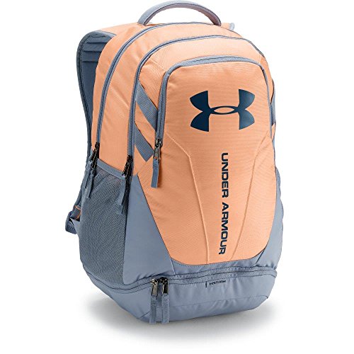 Under Armour Hustle 3.0 Backpack, Peach Horizon (906)/Techno Teal, One Size Fits All