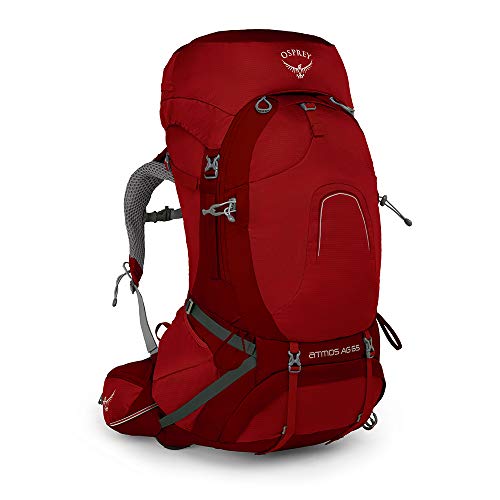 Osprey Atmos Ag 65 Backpack, Rigby Red, Small