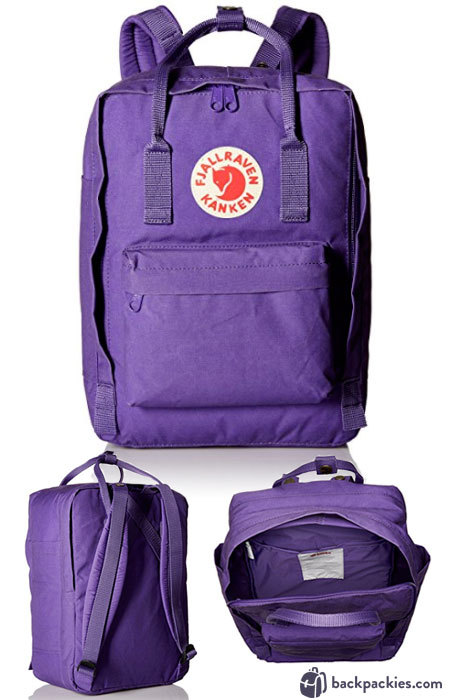 Fjallraven Kanken Laptop backpack - Cute Backpacks for College and Where to Buy Them. See the full list at backpackies.com