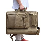 Fanchuang Canvas Art Portfolio Carry Backpack Case Bag for Drawing Sketching Painting,4K,25In x...