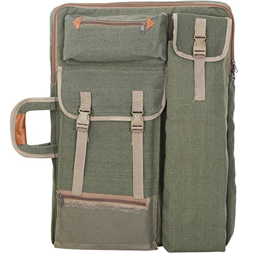 Tanchen 4K Canvas Artist Portfolio Carry Shoulder Bag Multifunctional Drawboard Bags for Drawing...