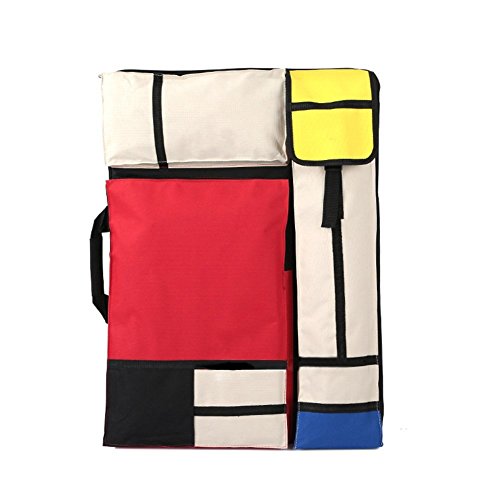 Betwoo Art Portfolio Case Bag Carry Backpack Colorized Sketch Board Art Storage Bag
