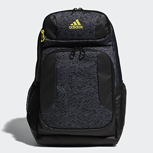 adidas Unisex Strength Backpack, Onix Pixel/Black/Shock Yellow, ONE SIZE