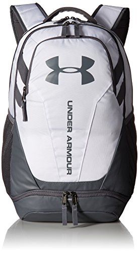 Under Armour Hustle 3.0 Backpack, White (100)/Graphite, One Size Fits All