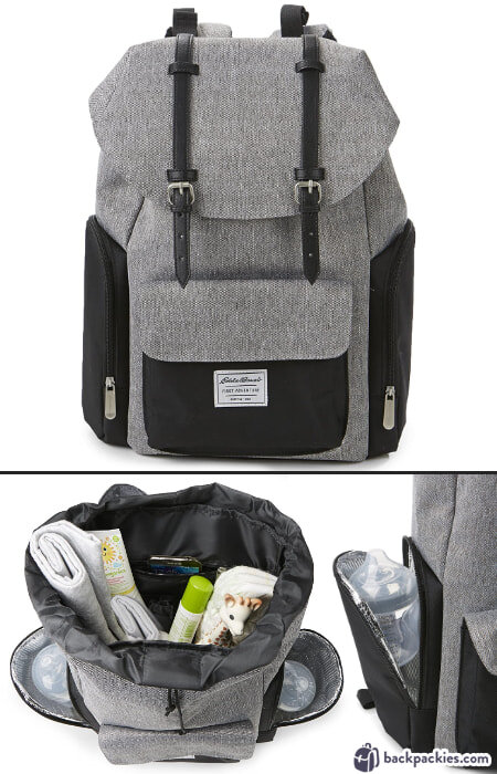 Eddie Bauer Bridgeport - best unisex diaper bag backpack