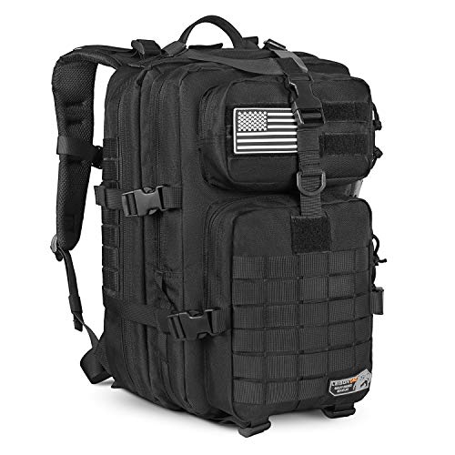 LeisonTac Military Tactical Backpack, Hydration Back Pack, 3 Day Assault Pack, Camping Rucksack with...