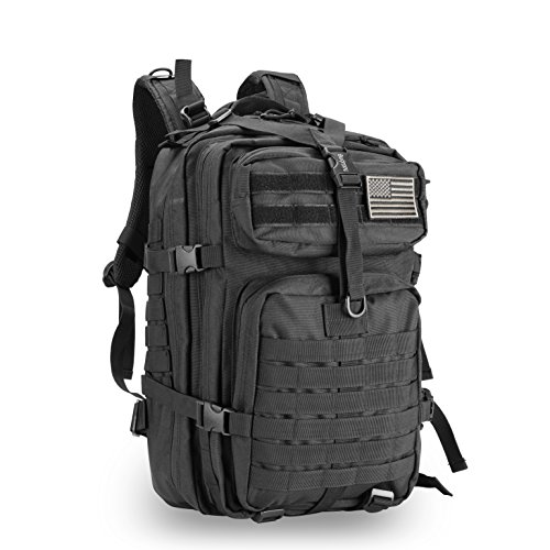 Bworppy Military Tactical Backpack, 40L Outdoor Rucksack, Waterproof 900D Oxford Fabric Assault Pack...