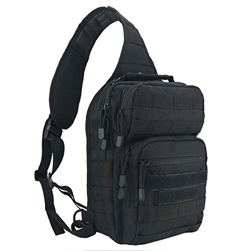 Tactical Sling Bag Backpack Military Rover Small Molle EDC Crossbody Shoulder Bag for Men