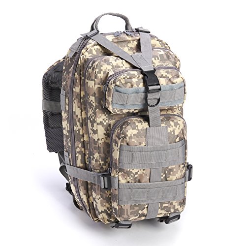 Equipped Outdoors Military Tactical Travel Hiking Backpack, Camo