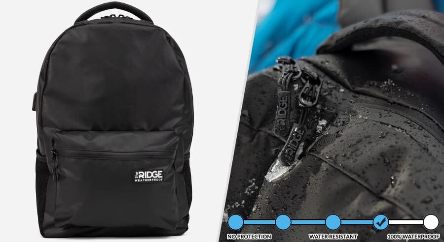 The Ridge Classic waterproof college backpack