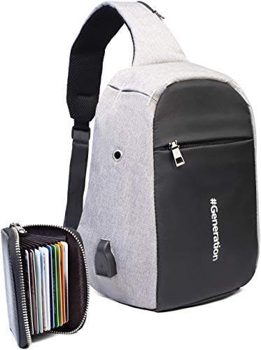 Sling Bag Shoulder Backpack for Men and Women