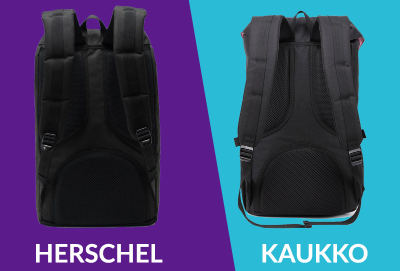 Herschel vs Kaukko comfort comparison