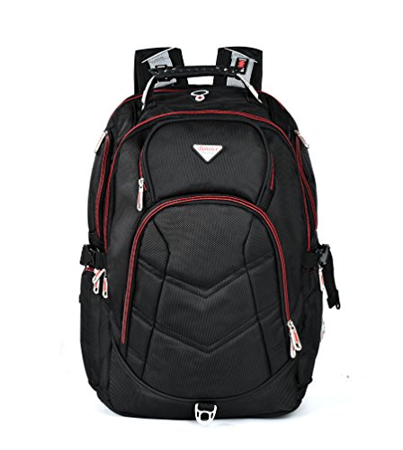 Bonvince 18.4' Laptop Backpack Fits Up To 18.4 Inch Gamer Laptops Backpack Black