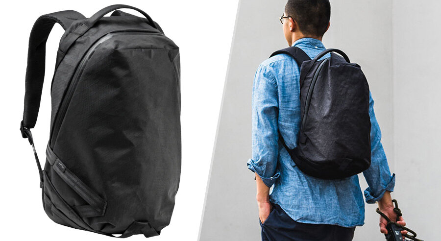 Able Carry Daily Backpack - black lightweight backpack for men