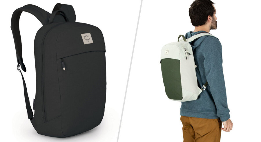 Osprey Arcane Large backpack on person